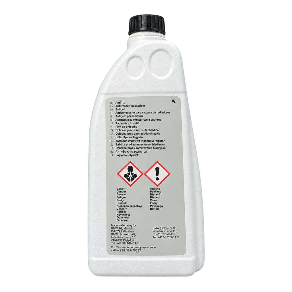 BMW Lifetime Coolant 87 1.5L – back label