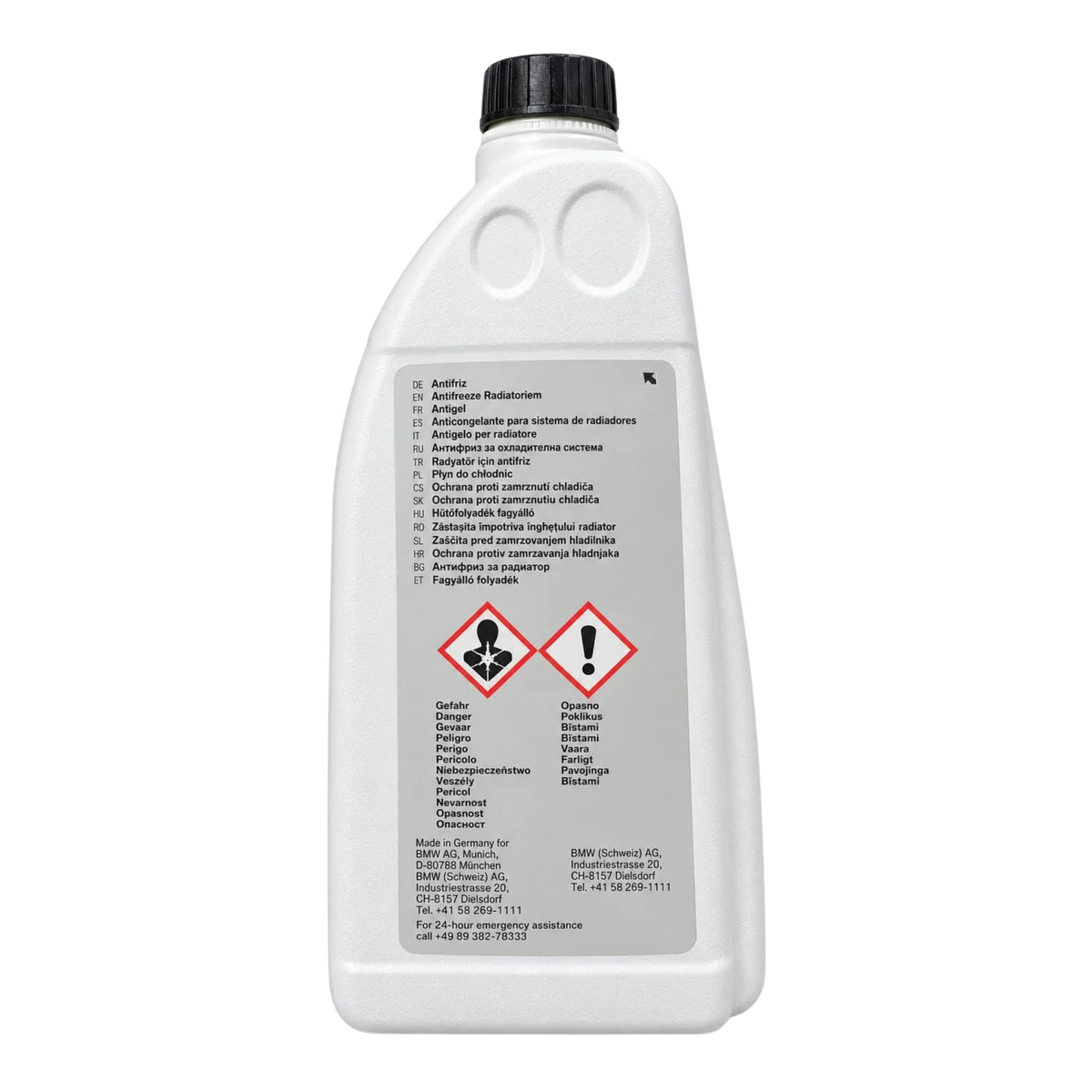 BMW Lifetime Coolant 87 1.5L – back label