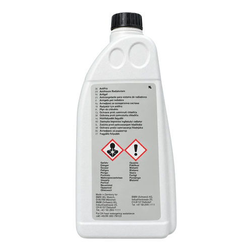 BMW Lifetime Coolant 87 1.5L – back label